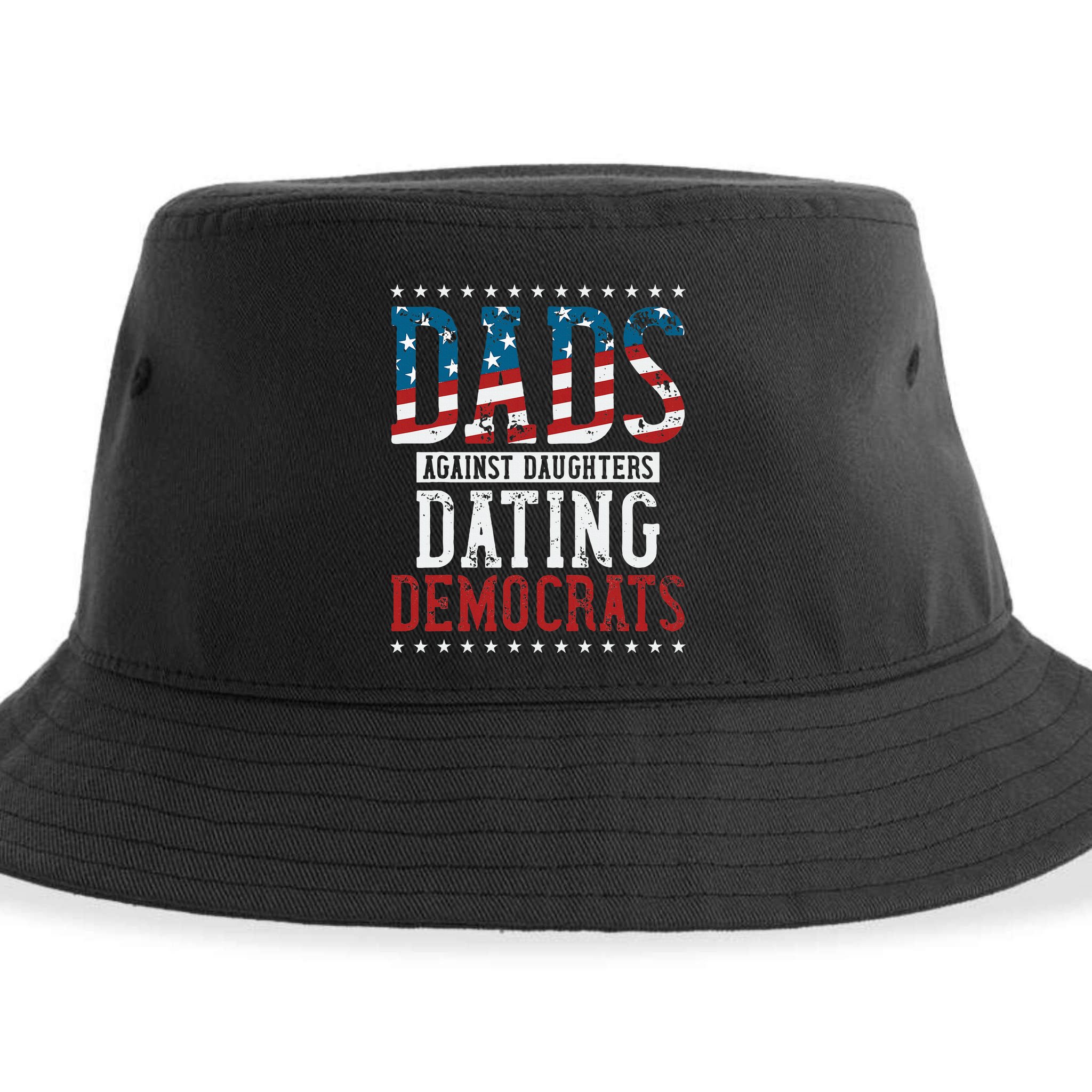 Daddd Dads Against Daughters Dating Democrats Sustainable Bucket Hat