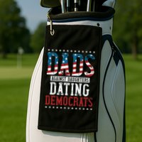 Daddd Dads Against Daughters Dating Democrats Golf Towel