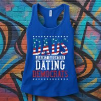Daddd Dads Against Daughters Dating Democrats Womens Tank Top