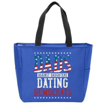 Daddd Dads Against Daughters Dating Democrats Zip Tote Bag