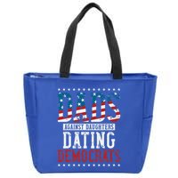 Daddd Dads Against Daughters Dating Democrats Zip Tote Bag