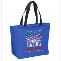 Daddd Dads Against Daughters Dating Democrats Zip Tote Bag