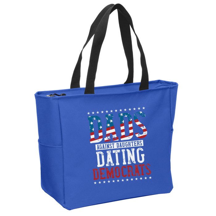 Daddd Dads Against Daughters Dating Democrats Zip Tote Bag