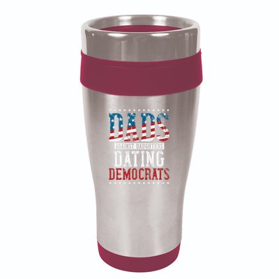 Daddd Dads Against Daughters Dating Democrats 16oz Travel Tumbler