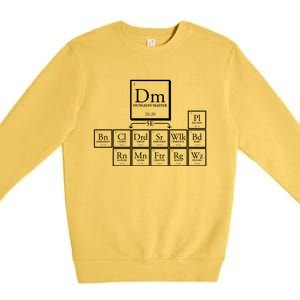 DnD Dungeon And Dragons Periodic Table Premium Crewneck Sweatshirt