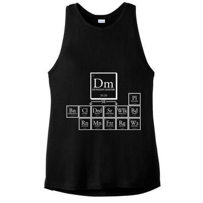 DnD Dungeon And Dragons Periodic Table Ladies PosiCharge Tri-Blend Wicking Tank
