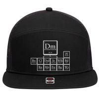 DnD Dungeon And Dragons Periodic Table 7 Panel Mesh Trucker Snapback Hat