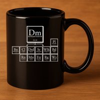 DnD Dungeon And Dragons Periodic Table 11oz C Handle Ceramic Mug