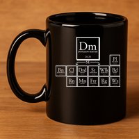 DnD Dungeon And Dragons Periodic Table 11oz C Handle Ceramic Mug