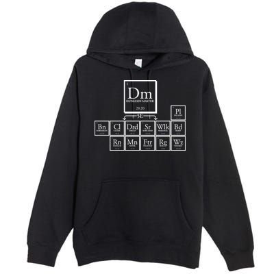 DnD Dungeon And Dragons Periodic Table Premium Pullover Hoodie