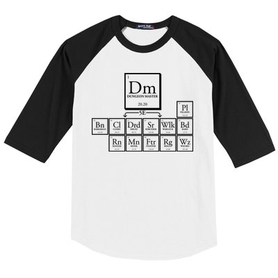 DnD Dungeon And Dragons Periodic Table Baseball Sleeve Shirt