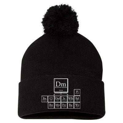 DnD Dungeon And Dragons Periodic Table Pom Pom 12in Knit Beanie