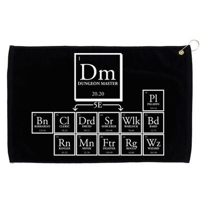 DnD Dungeon And Dragons Periodic Table Grommeted Golf Towel