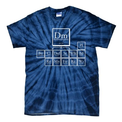 DnD Dungeon And Dragons Periodic Table Tie-Dye T-Shirt