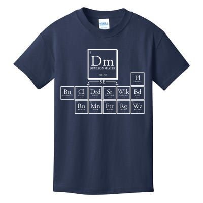 DnD Dungeon And Dragons Periodic Table Kids T-Shirt