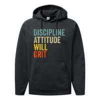 D.A.W.G Discipline Attitude Will Grit Performance Fleece Hoodie