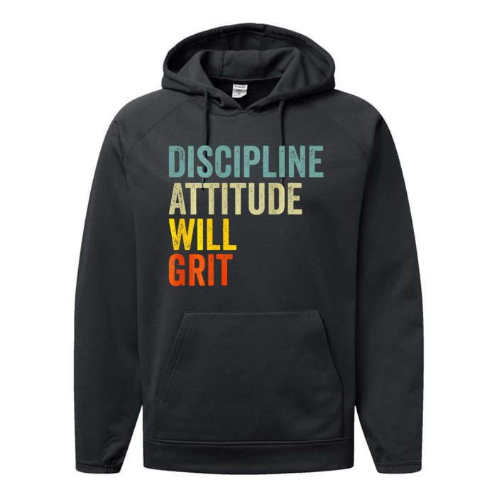 D.A.W.G Discipline Attitude Will Grit Performance Fleece Hoodie