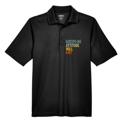 D.A.W.G Discipline Attitude Will Grit Men's Origin Performance Pique Polo