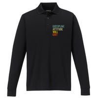 D.A.W.G Discipline Attitude Will Grit Performance Long Sleeve Polo