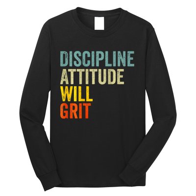 D.A.W.G Discipline Attitude Will Grit Long Sleeve Shirt