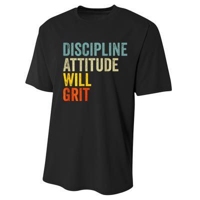 D.A.W.G Discipline Attitude Will Grit Performance Sprint T-Shirt