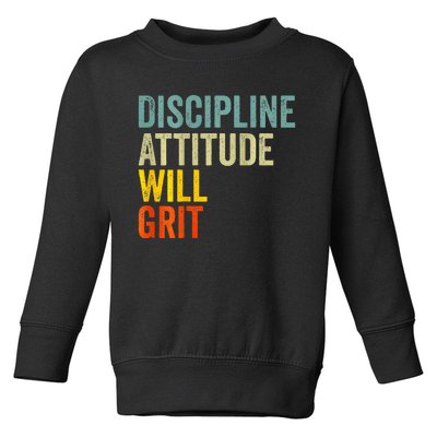 D.A.W.G Discipline Attitude Will Grit Toddler Sweatshirt