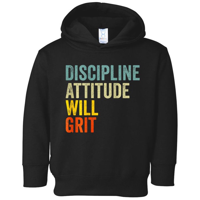 D.A.W.G Discipline Attitude Will Grit Toddler Hoodie