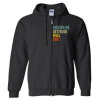 D.A.W.G Discipline Attitude Will Grit Full Zip Hoodie