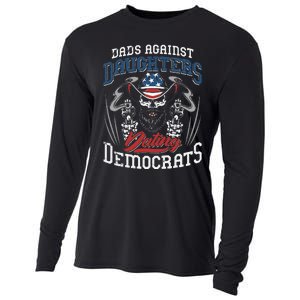 Daddd Dads Against Daughters Dating Democrats Funny Cooling Performance Long Sleeve Crew