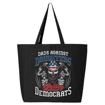 Daddd Dads Against Daughters Dating Democrats Funny 25L Jumbo Tote