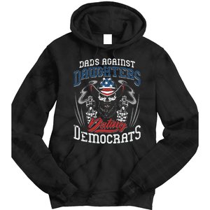 Daddd Dads Against Daughters Dating Democrats Funny Tie Dye Hoodie