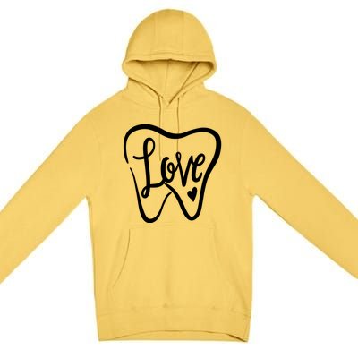 Dentist Dental Assistant Valentines Day Love Gift Premium Pullover Hoodie