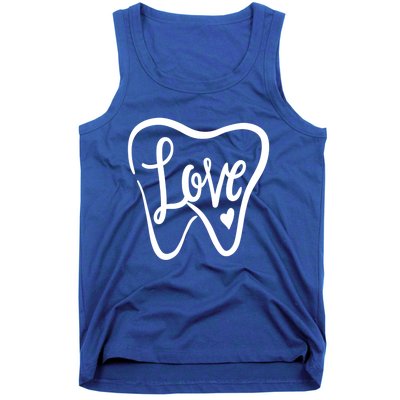 Dentist Dental Assistant Valentines Day Love Gift Tank Top