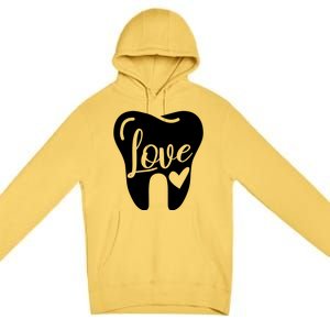 Dentist Dental Assistant Valentines Day Love Great Gift Premium Pullover Hoodie