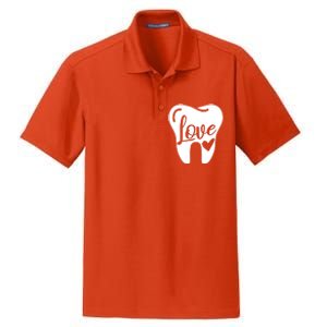 Dentist Dental Assistant Valentines Day Love Great Gift Dry Zone Grid Polo