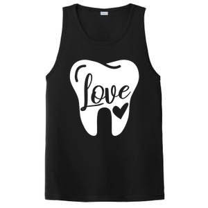 Dentist Dental Assistant Valentines Day Love Great Gift PosiCharge Competitor Tank