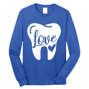 Dentist Dental Assistant Valentines Day Love Great Gift Long Sleeve Shirt