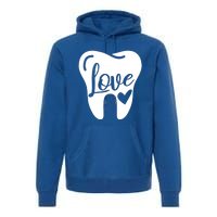 Dentist Dental Assistant Valentines Day Love Great Gift Premium Hoodie