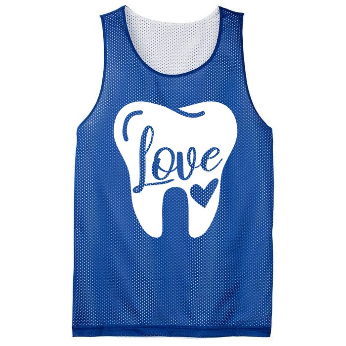 Dentist Dental Assistant Valentines Day Love Great Gift Mesh Reversible Basketball Jersey Tank