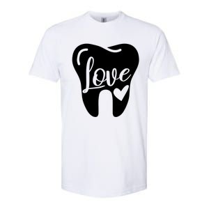 Dentist Dental Assistant Valentines Day Love Great Gift Softstyle CVC T-Shirt