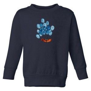 Dachshund Dog And Balloons Toddler Sweatshirt