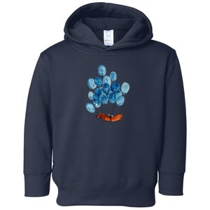 Dachshund Dog And Balloons Toddler Hoodie