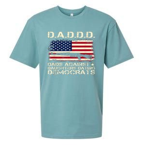 DADDD Dads Against Daughter Dating Democrats Father's Day Sueded Cloud Jersey T-Shirt