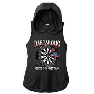 Dartaholic Ladies PosiCharge Tri-Blend Wicking Draft Hoodie Tank