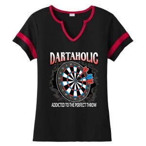 Dartaholic Ladies Halftime Notch Neck Tee