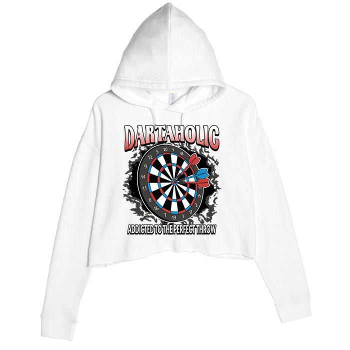 Dartaholic Crop Fleece Hoodie