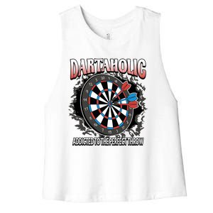 Dartaholic Women's Racerback Cropped Tank