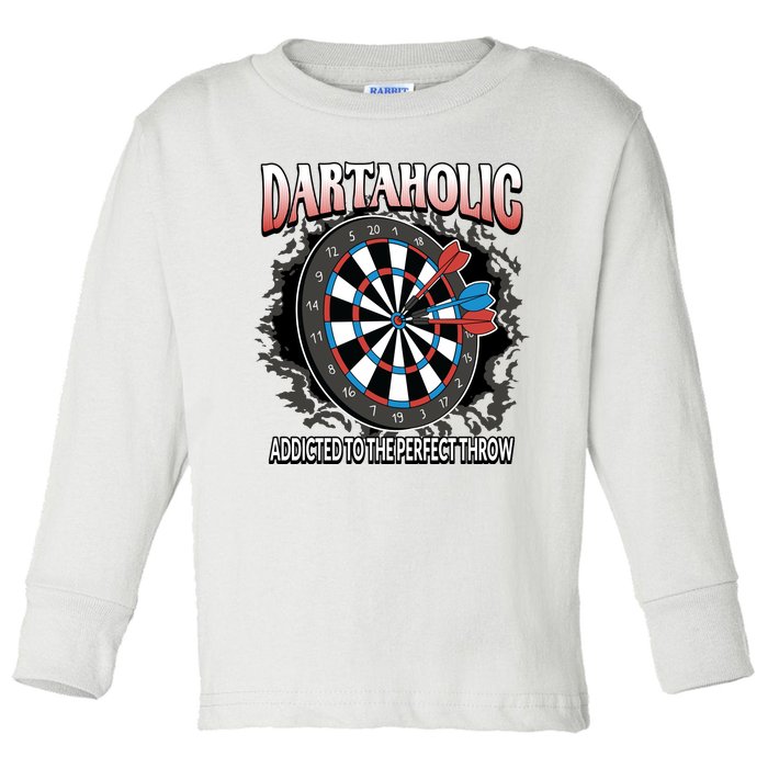 Dartaholic Toddler Long Sleeve Shirt