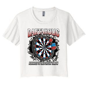 Dartaholic Women's Crop Top Tee