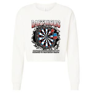 Dartaholic Cropped Pullover Crew